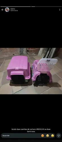 Vendo duas casinha de cachorro