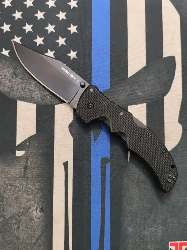 Canivete Cold Steel RECON1 Clip Point #27BC Clip Point Black DLC Coating, G10 BLK, Zerado!