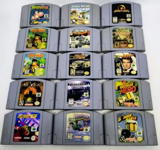 Fitas originais de Nintendo 64 - Preços na descrição