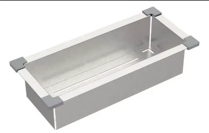 Escorredor De Louça Aço Inox Extensível Para Pia