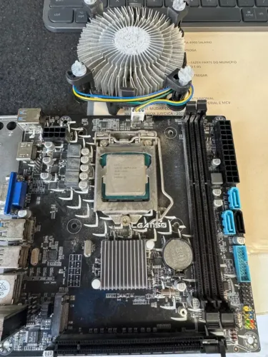Processador + Placa Mãe H81 LGA 1150 - DDR3 (4ª Geração Intel)