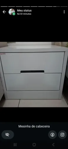 Vendo mesinha de cabeceira marca Kapesberg
