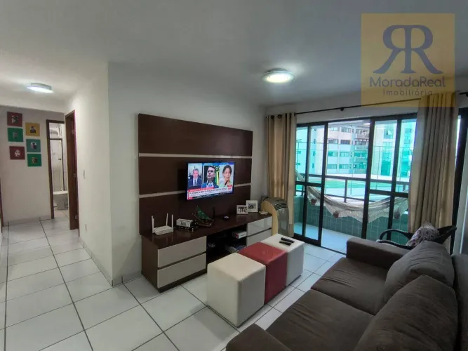 Apartamento com 3 quartos mobiliado para alugar, 86 m² por R$ 5.300/mês - Boa Viagem - Rec