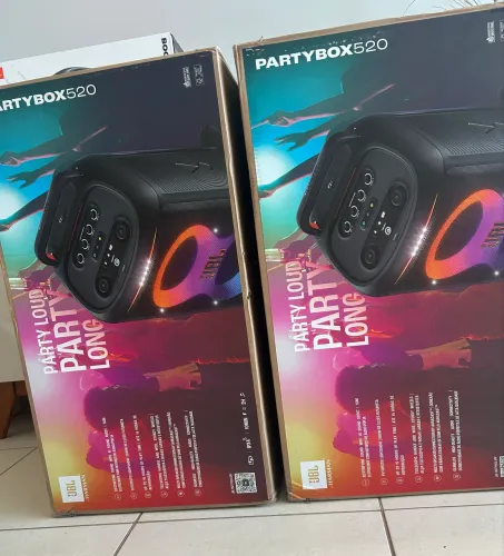 JBL Partybox 520 Lacrada com Nf