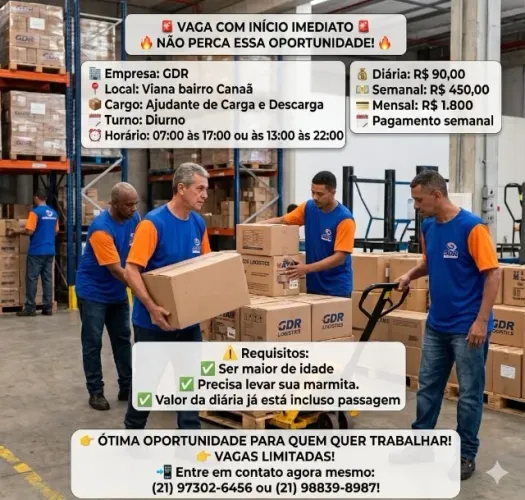 carga e descarga logistica