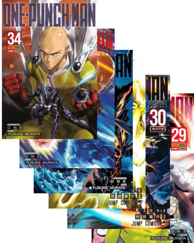 ONE-PUNCH MAN VOLUMES 29 A 34. Novos Lacrados.