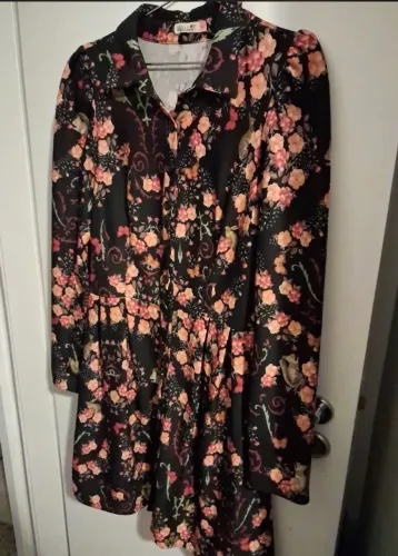 Vestido curto Antix manga longa