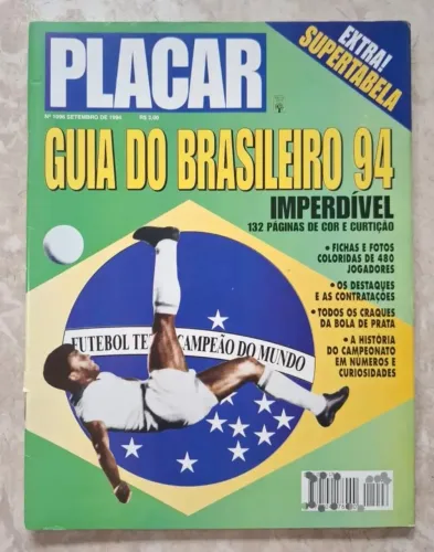 Revista Placar 1096 Guia Brasileiro 94 Com Supertabela