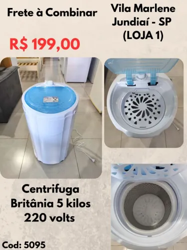Centrífuga Britânia 5 kilos 220 volts
