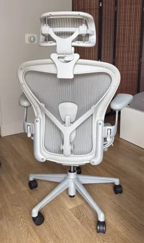 Cadeira herman miller new aeron B mineral completa + encosto cabeça