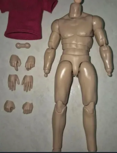 corpo masculino 1/12 para customização