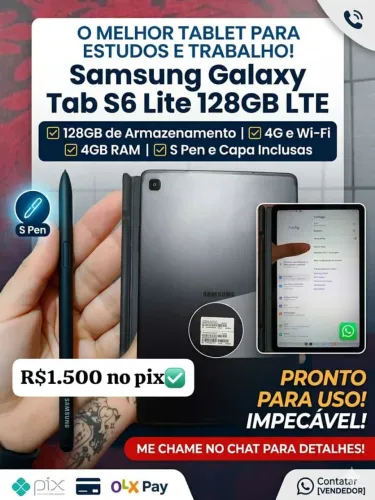 Samsung Galaxy Tab S6 Lite 128 GB LTE