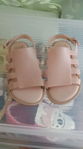 (Sandália Infantil) Mini Melissa rosa - Tamanho 26/27