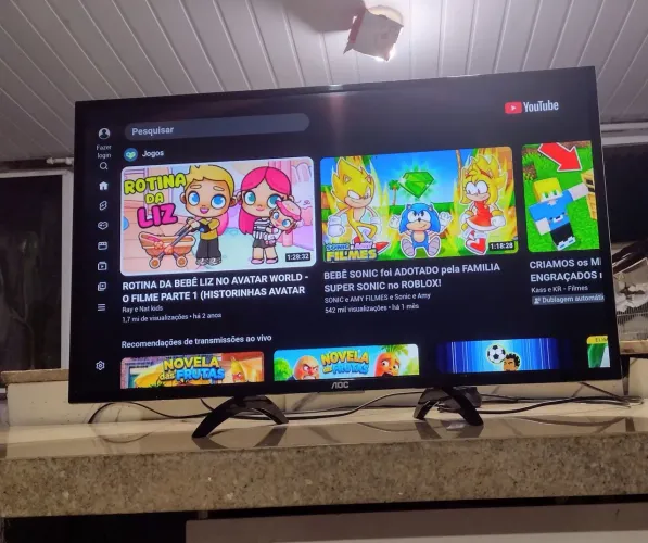 Tv Smart AOC 32, semi nova.