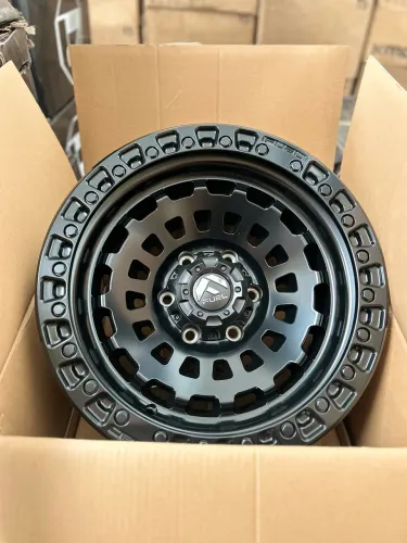 Jogo De Rodas Fuel D633 Preto Fosco 6x139 - 17x9 Offset -12 