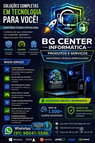 Técnico em Informática / Produtos e Serviços  - Vamos ate o cliente entre em contato 03
