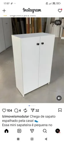 Sapateira em MDF