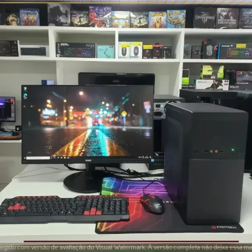 PC Básico Intel i3 SSD + Monitor Philips IPS 75Hz Full HD