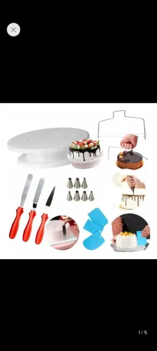 KIT DE CONFEITARIA 24 peças novos
