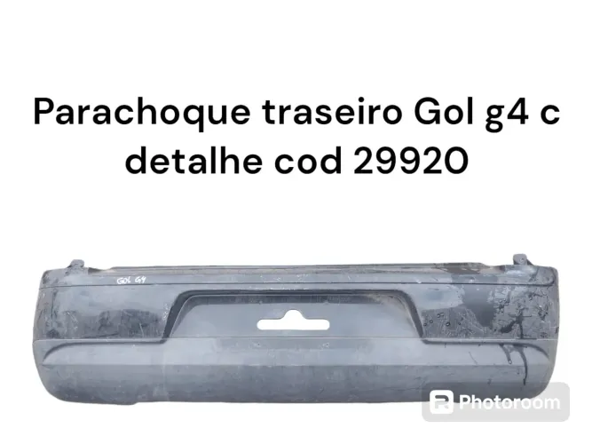 Parachoque traseiro gol g4 com detalhe