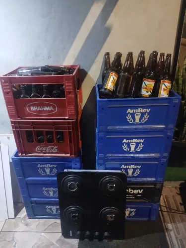 10 caixa litrinhos completo fogão 4 bocas