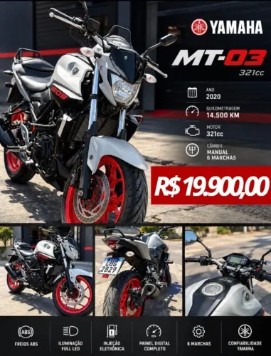 Yamaha MT-03 321/abs 2020