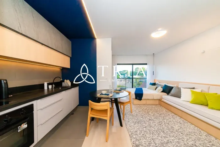 Studio de 30 m² pronto para morar no Ecoville | Moradas da Mata