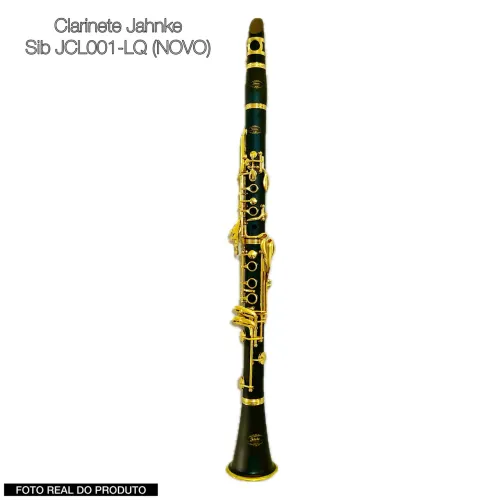 Clarinete Jahnke Chaves douradas novo