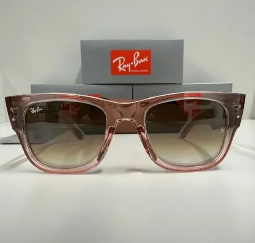 óculos de sol ray-ban mega wayfarer france coffee lentes de cristal