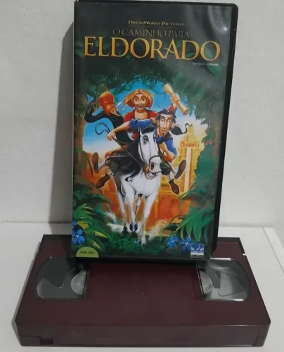 Vhs Raro de achar ! O Caminho para Eldorado DUBLADO, tenho video , não locadora! 