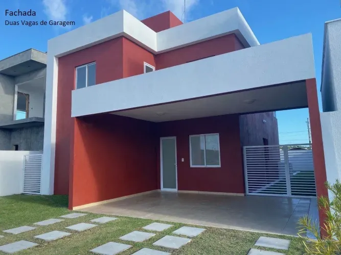 Luxo e Estratégia no Terras Alphaville Camaçari Casa Térrea com Piscina e Pé-Direito Cama