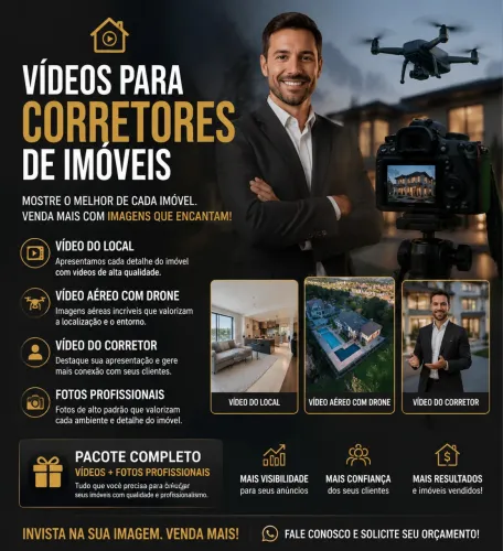 Vídeos e Fotos para corretores