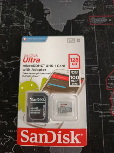 Cartão de memória Sandisk 128GB classe 10 / SUPER OFERTA