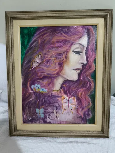 Pintura a óleo da artista ANETE CUNHA