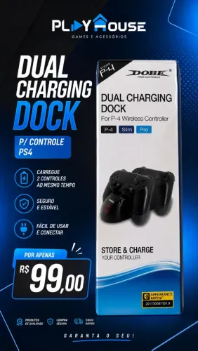 PS4 base de carregamento