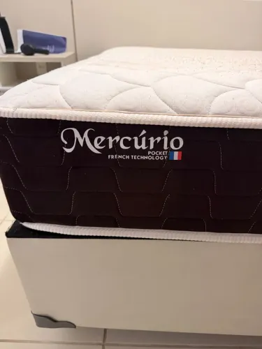 Cama box & colchão casal