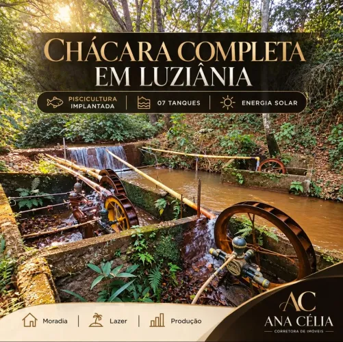 VENDA DE CHÁCARA LUZIÂNIA