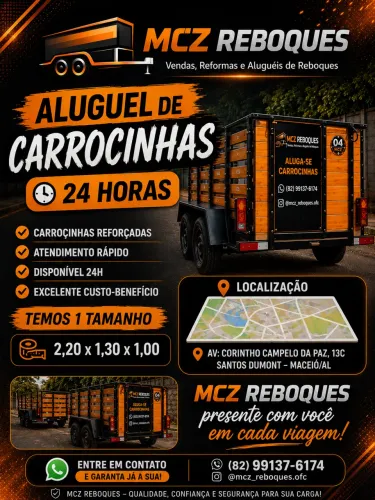 ALUGA-SE CARROCINHA