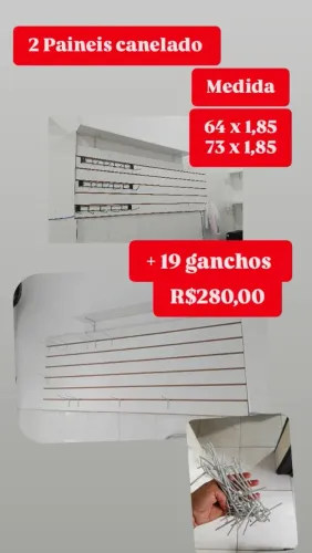Painel canelado