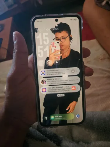 Troco Zflip 7 fe por iPhone 