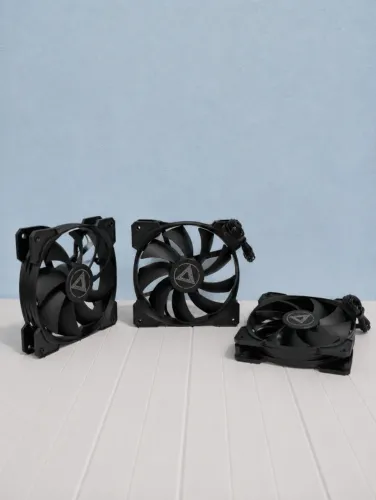 Kit 3 Fans Montech 140mm PWM Black
