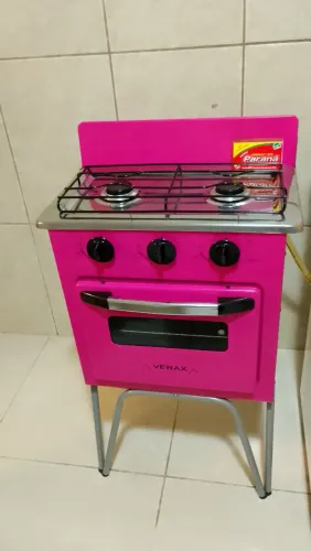 Fogão pink! Um charme