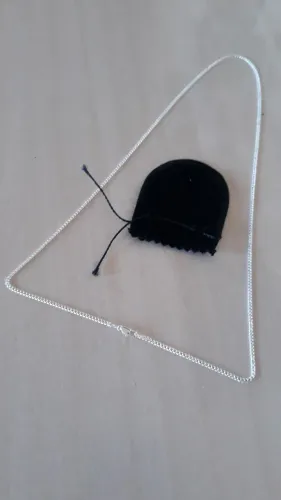 Cordão de prata novo