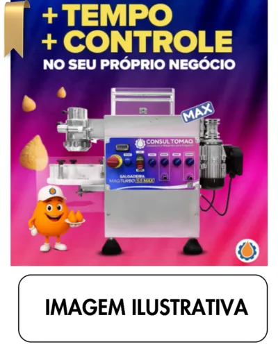 Empresa de salgados completa com maquinário