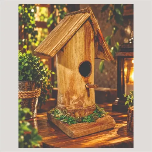 Casinha de Passarinho Artesanal em Bambu - Natureza, Charme e Exclusividade ? Descrição