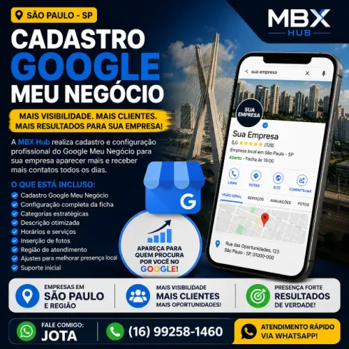 Cadastro Google Meu Negócio em São Paulo | MBX Hub