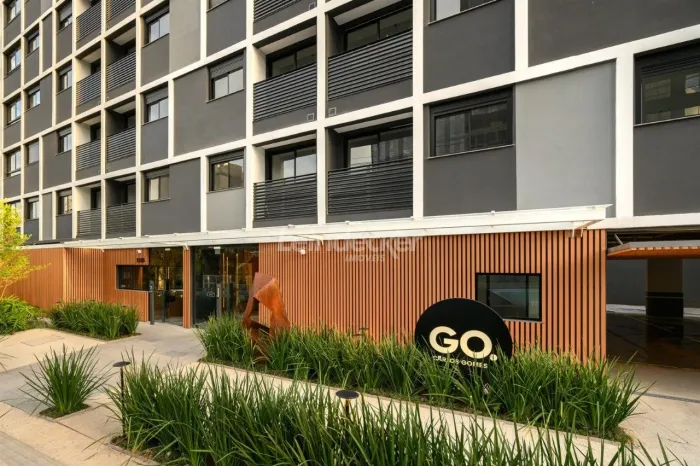 Studio mobiliado de 25 m² no Go Carlos Gomes, no bairro Boa Vista