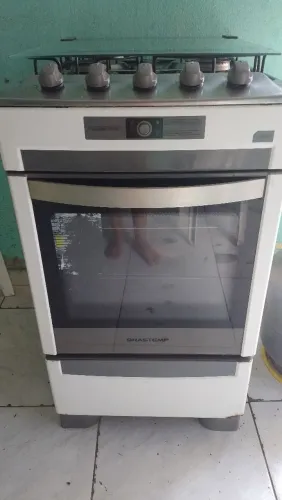 Fogão 4 bocas, automático, forno duplo