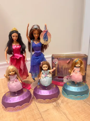 Lote de Barbies 12 princesas bailarinas