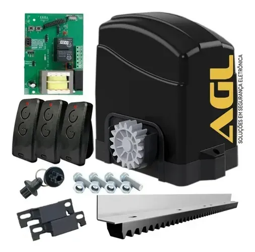 Motor de portão deslizante com 3 controles + instalação R$ 639,00
